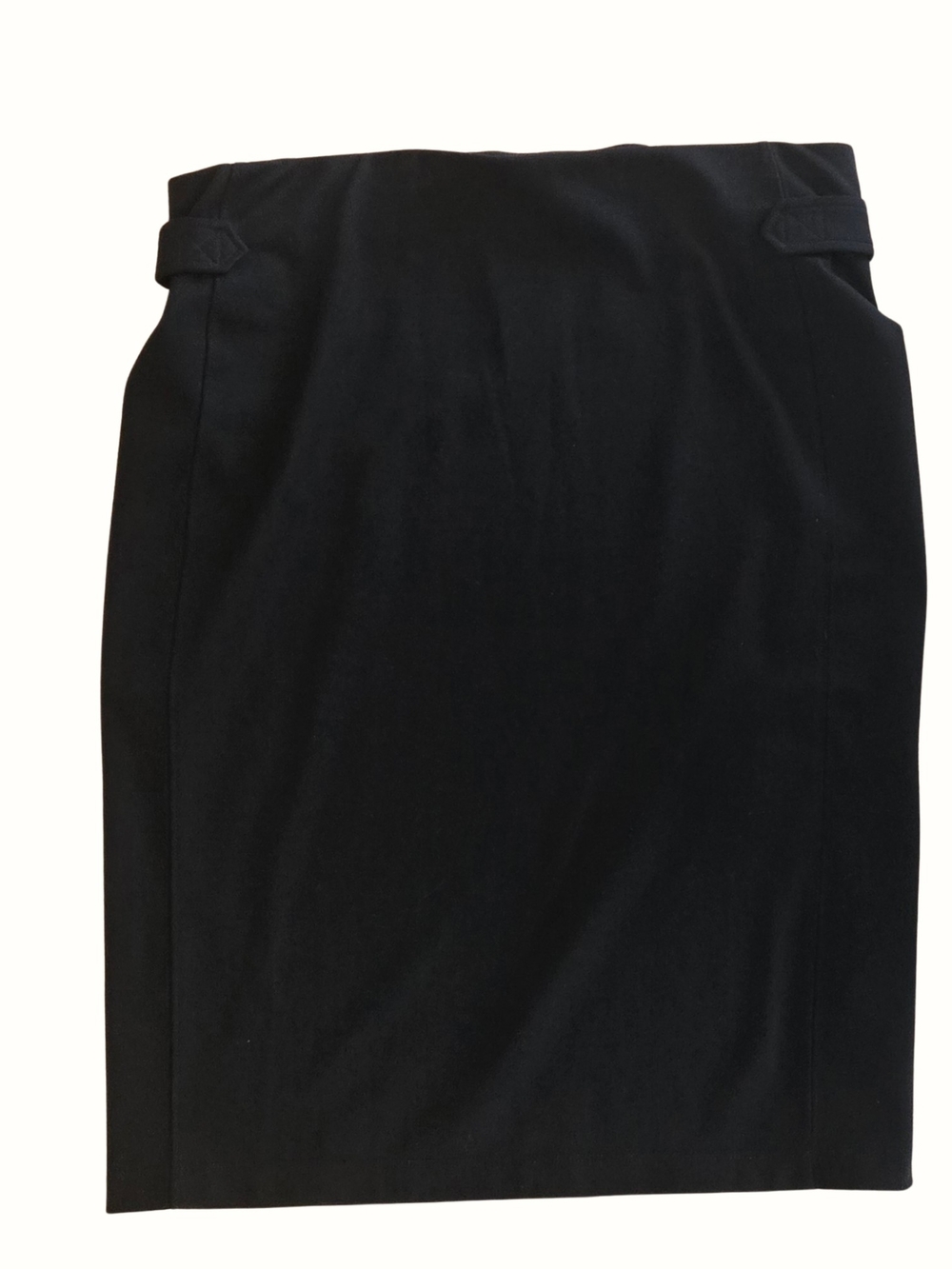 Joe Fresh Black Pencil Skirt with Subtle Waist Tabs